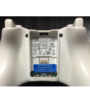 Pad Bezprzewodowy Xbox 360 Biały Oryginał
