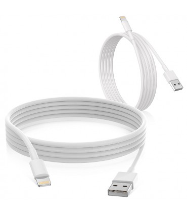 Kabel USB Lightning wszystkie iPhone iPad długi 2m Biały