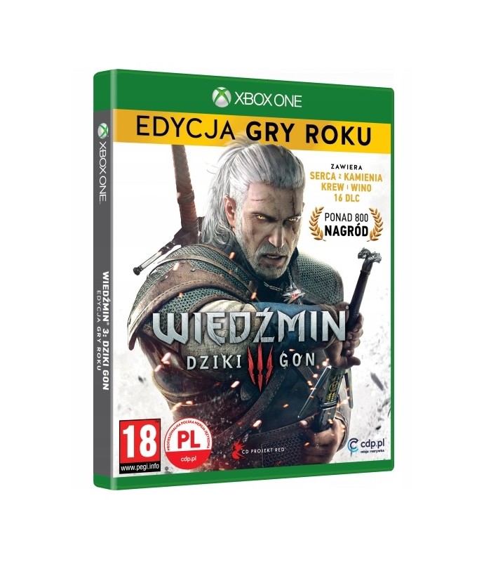 Wiedźmin 3 Dziki Gon GOTY Xbox One S X PL gra Nowa