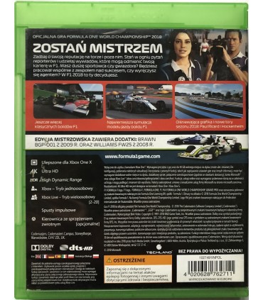 F1 2018 Xbox One PL 