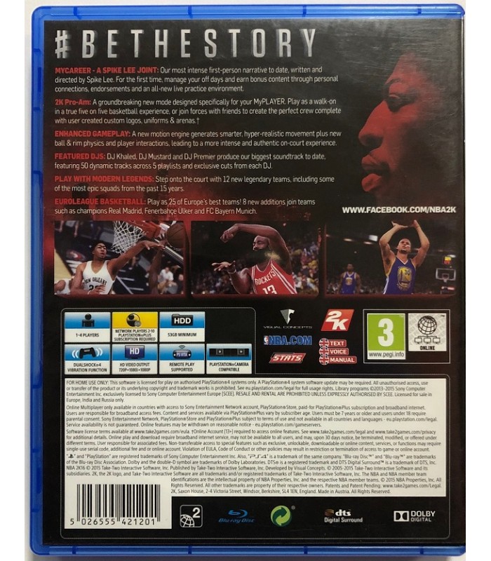 NBA 2K16 PS4