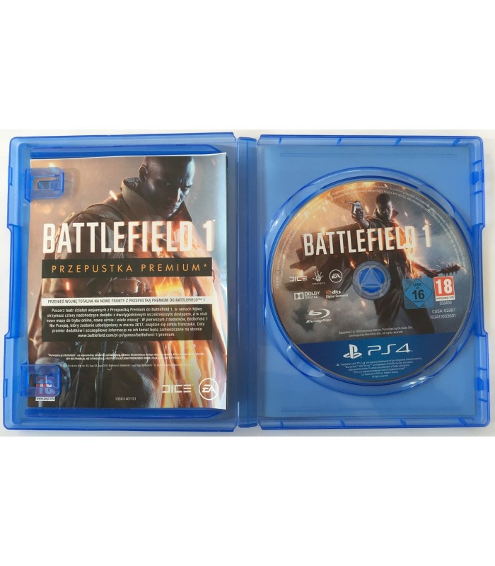 Battlefield 1 PS4 dubbing PL