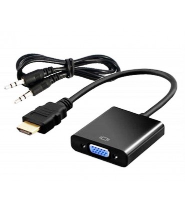 Konwerter HDMI do VGA + Audio Kabel Jack