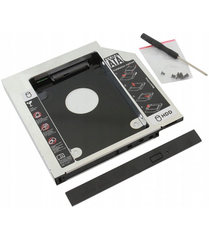 Kieszeń 12,7mm na dysk SSD HDD 2,5 SATA