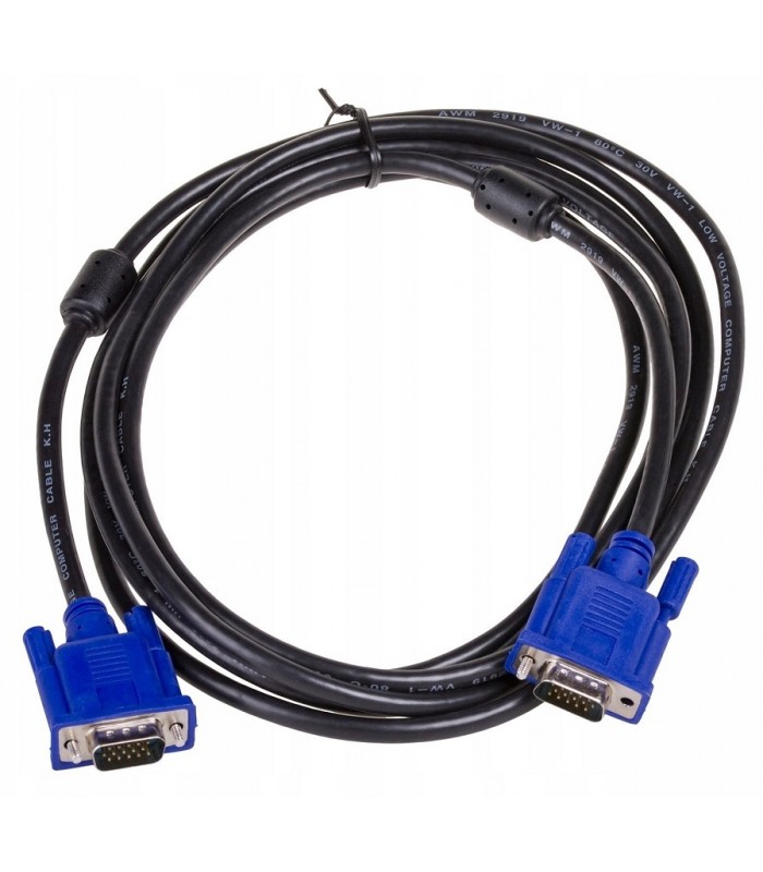 Kabel VGA 5M Monitor PC D-SUB Full HD VGA SVGA 5m