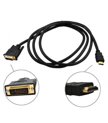 Kabel HDMI-DVI 5m GOLD DVI Full HD