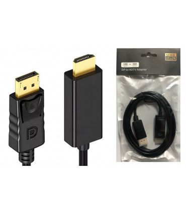 Kabel DisplayPort DP na HDMI 4K 1.8m