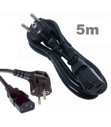 Kabel zasilający ATX 3 Pin PC Konsola TV UPS 5m