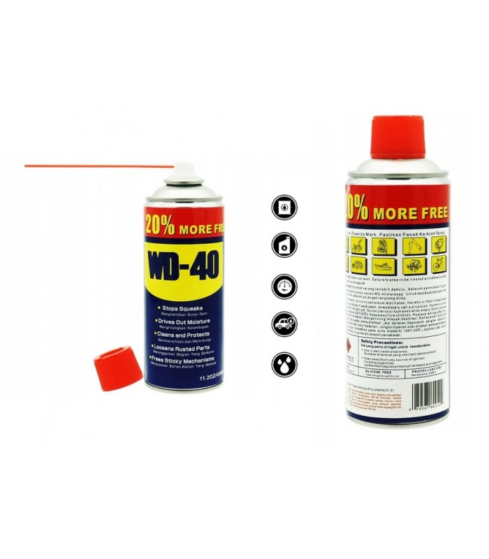 Oryginał WD-40 Preparat Wielofunkcyjny 400ml Odrdzewiacz