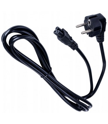Kabel zasilający Koniczynka Laptop Zasilacze 3m 