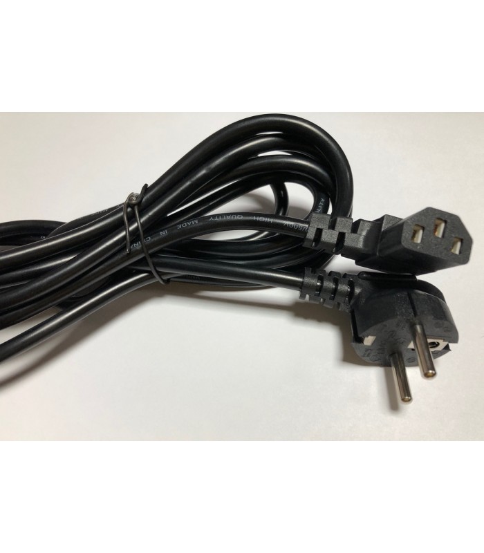 Kabel zasilający PC Monitor Przewód 3m Kątowy
