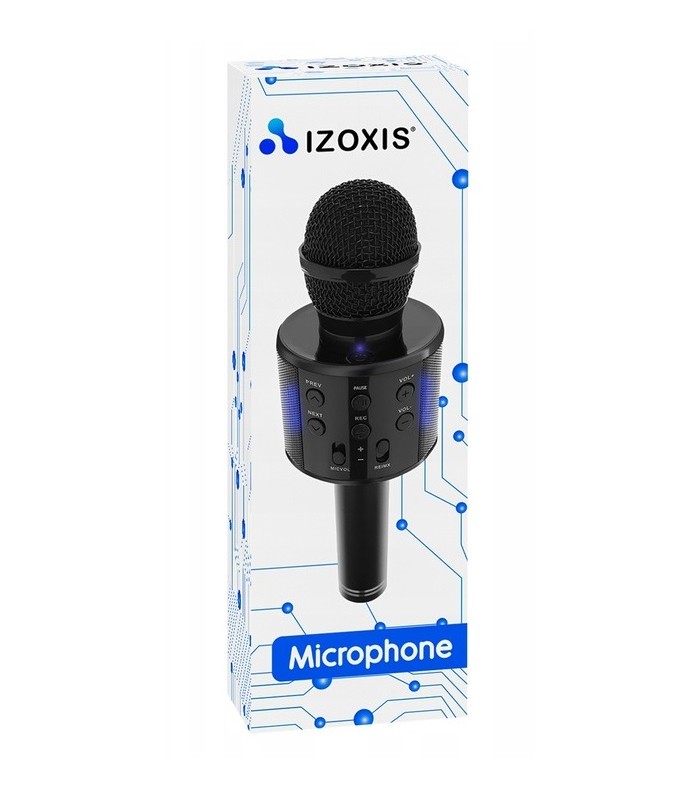Mikrofon karaoke z głośnikiem Bluetooth 4.0 czarny