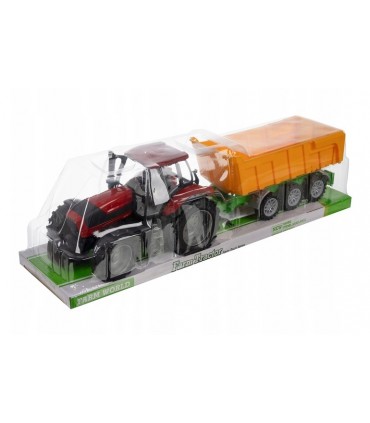 Duży Traktor z Przyczepą Ciągnik Farma Super Zabawka dla Dzieci