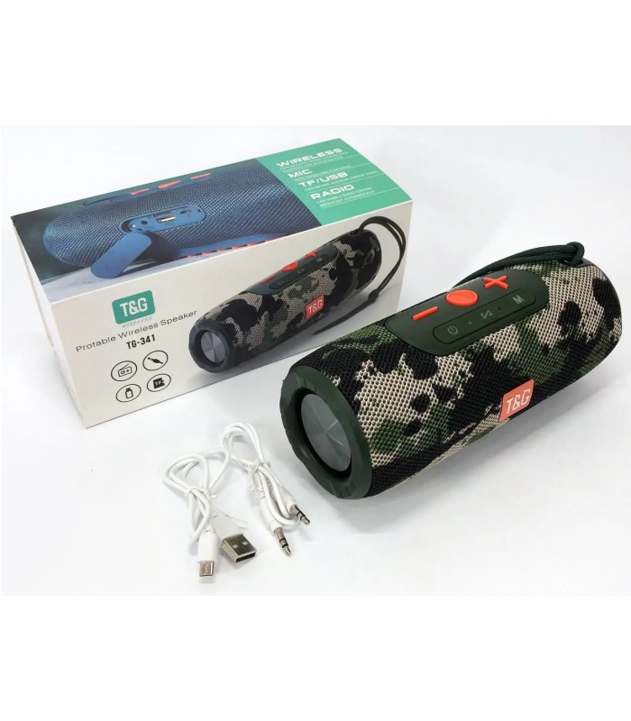 Przenośny Głośnik Bluetooth TG-341 Radio 2x5W Moro