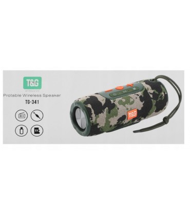 Przenośny Głośnik Bluetooth TG-341 Radio 2x5W Moro