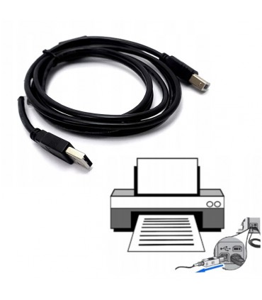 Kabel do drukarki skanera USB 2.0 AM-BM 1,8m Lanberg Ferry