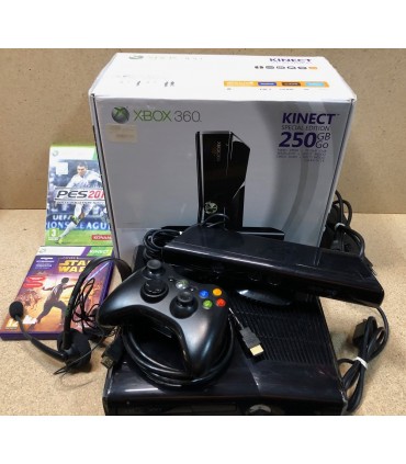 Piękna Konsola Xbox 360 Slim 250GB + Kinect + 2Gry