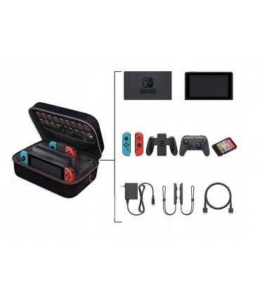 Twardy Futerał Etui duży Pokrowiec do Nintendo Switch OLED