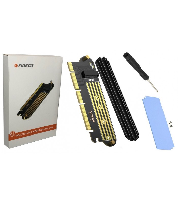 Adapter podłącz dysk M.2 NVMe do PCI-e 4.0 x16