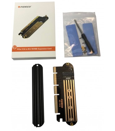 Adapter podłącz dysk M.2 NVMe do PCI-e 4.0 x16