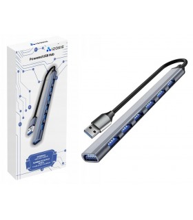 Slim Hub 7x Portów USB 3.2 5Gbs Rozdzielacz Rozgałęźnik