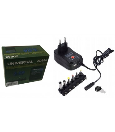 Zasilacz uniwersalny 30W 3V do 12V DC 1.2A