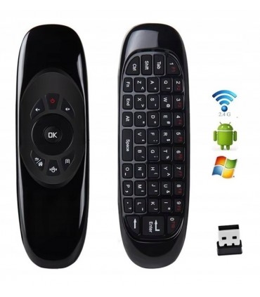 Pilot Smart TV USB 2,4GHz Klawiatura Mysz na Ruch