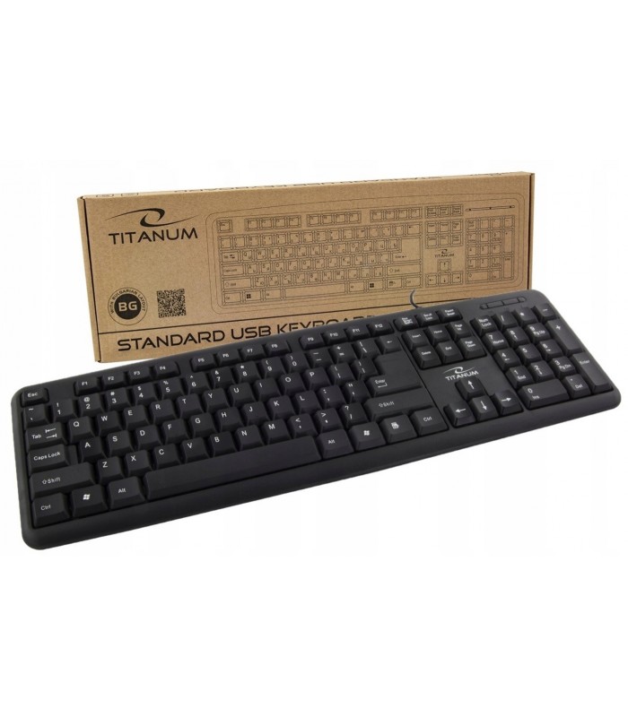 Klawiatura przewodowa USB Klasyczna TK101 Titanum