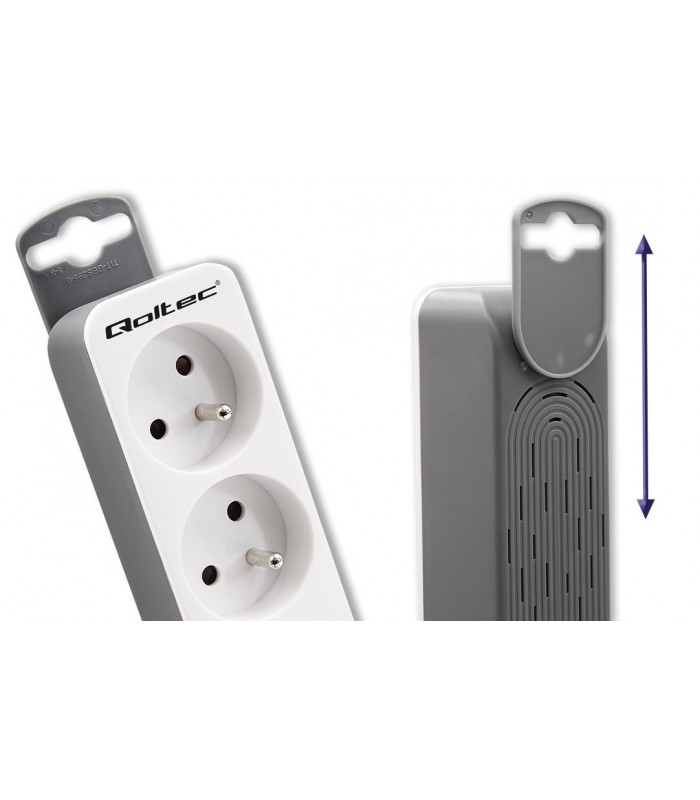 Przedłużacz Listwa Zasilająca 6 Gniazd 1,8m Qoltec