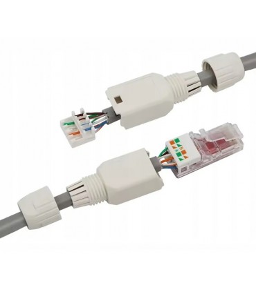 Wtyczka RJ45 Kabel UTP Kat. 6 RJ9 Beznarzędziowy Wtyk