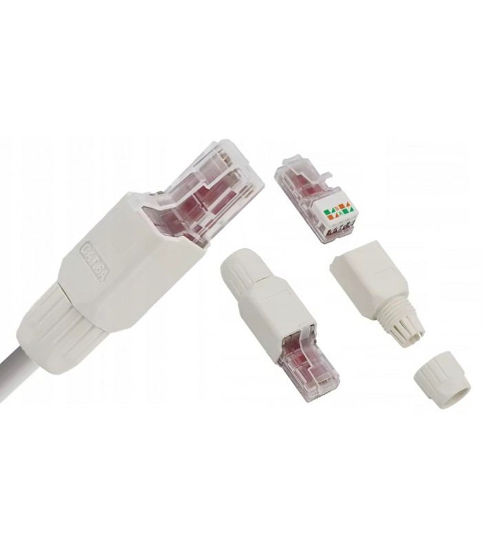 Wtyczka RJ45 Kabel UTP Kat. 6 RJ9 Beznarzędziowy Wtyk