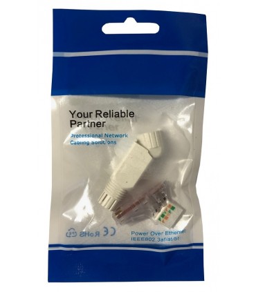 Wtyczka RJ45 Kabel UTP Kat. 6 RJ9 Beznarzędziowy Wtyk