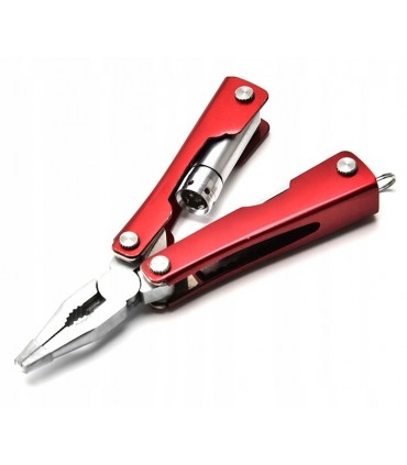 Mini Multitool 6w1 Nóż Scyzoryk Latarka Brelok