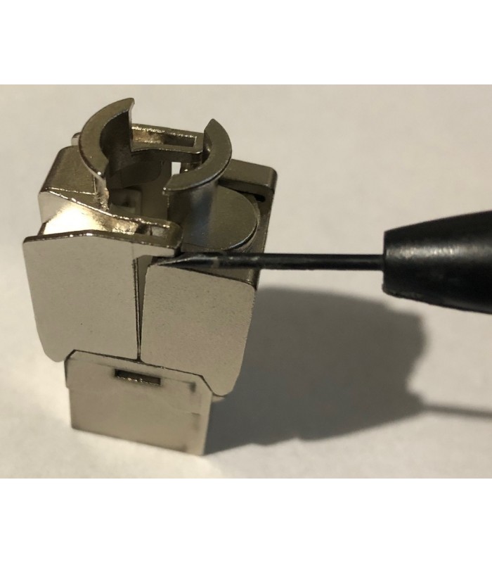 Gniazdo RJ45 STP Kat.6A Beznarzędziowe Keystone