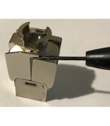 Gniazdo RJ45 STP Kat.6A Beznarzędziowe Keystone