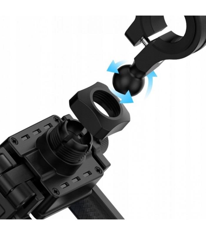 Uchwyt rowerowy do kierownicy na telefon smartfon Regulowany Skuter Rower