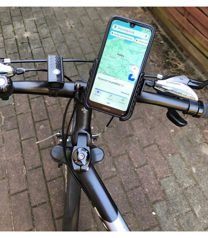 Uchwyt rowerowy do kierownicy na telefon smartfon Regulowany Skuter Rower