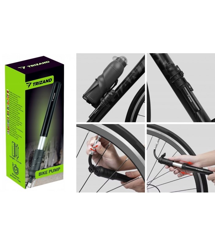 Mocna Pompka rowerowa 7 bar ręczna uniwersalna Presta Schrader  