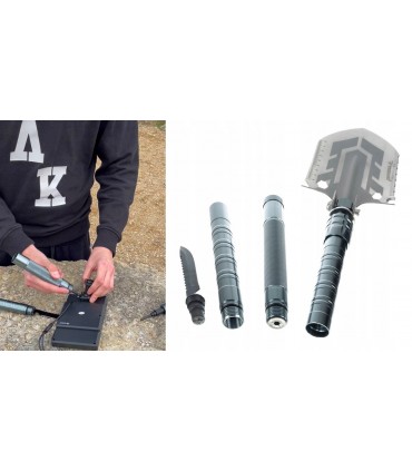 Saperka składana 16w1 Wojskowa Łopata Survival