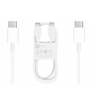 Oryg. Kabel Samsung 2X USB-C Typ C 3A 25W 45W 1.8m EP-DW767