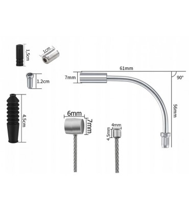 Duży zestaw Linek Pancerzy hamulce przerzutki rower Serwis rowerowy