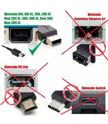 Ładowarka Sieciowa Zasilacz konsole 3DS DSi 3DSXL * NEW 3DS XL / LL