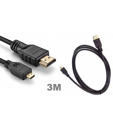 Kabel HDMI - micro HDMI 3m GOLD 1,4b HD 3M