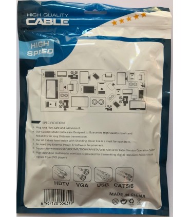 Kabel DisplayPort na DisplayPort 1,8m DP-DP Przewód 4K 1,8M