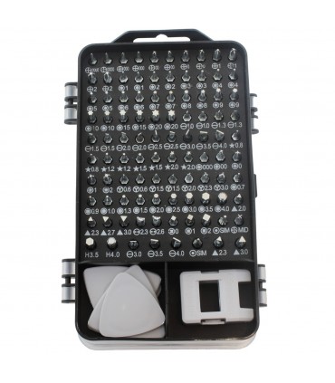 Zestaw narzędzi precyzyjnych śrubokręty Imbus Torx 110el kostki otwieraki