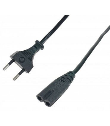 Kabel zasilający 3m ósemka C7 PC RTV AGD Konsole 3M