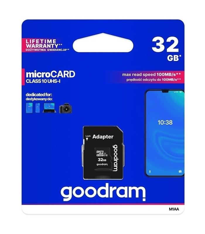 Karta pamięci micro SD Class 10 UHS Goodram 32GB