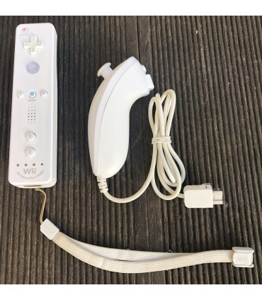 Wii Remote MotionPlus + Nunchuk Oryginalny Nintendo biały