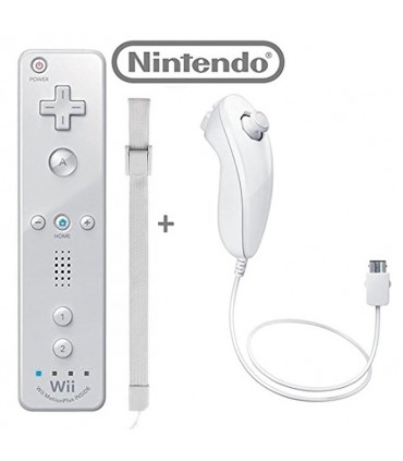 Wii Remote MotionPlus + Nunchuk Oryginalny Nintendo biały